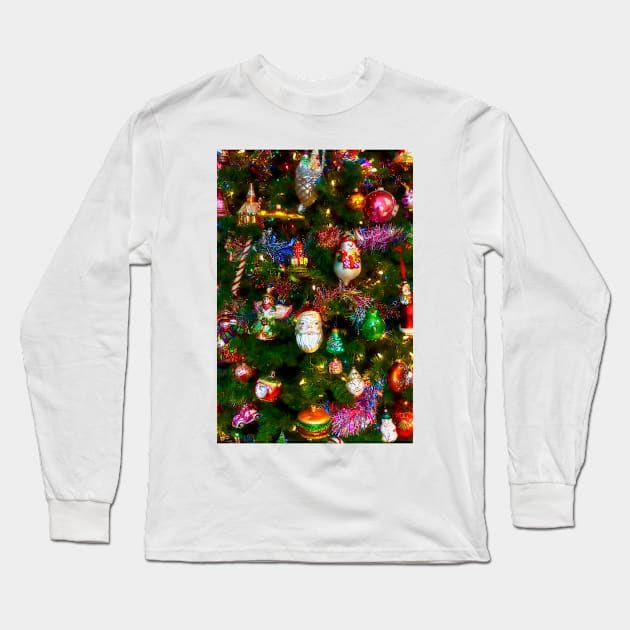 Old Fashion Christma Tree Long Sleeve T-Shirt by photogarry